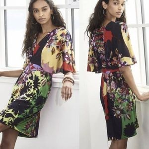 Anthropologie Ranna Gill Colorful Dress Sz XS